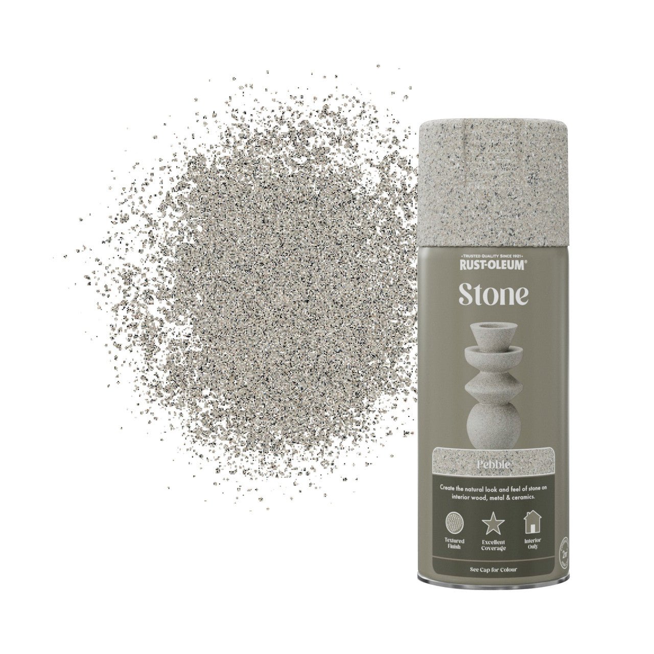 Rust-Oleum Textured Spray Paint 400ml Pebble