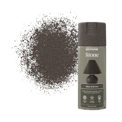 Rust-Oleum Textured Spray Paint 400ml Mineral Brown