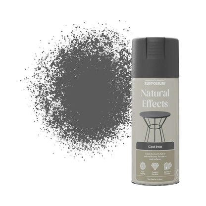 Rust-Oleum Textured Spray Paint 400ml Cast Iron