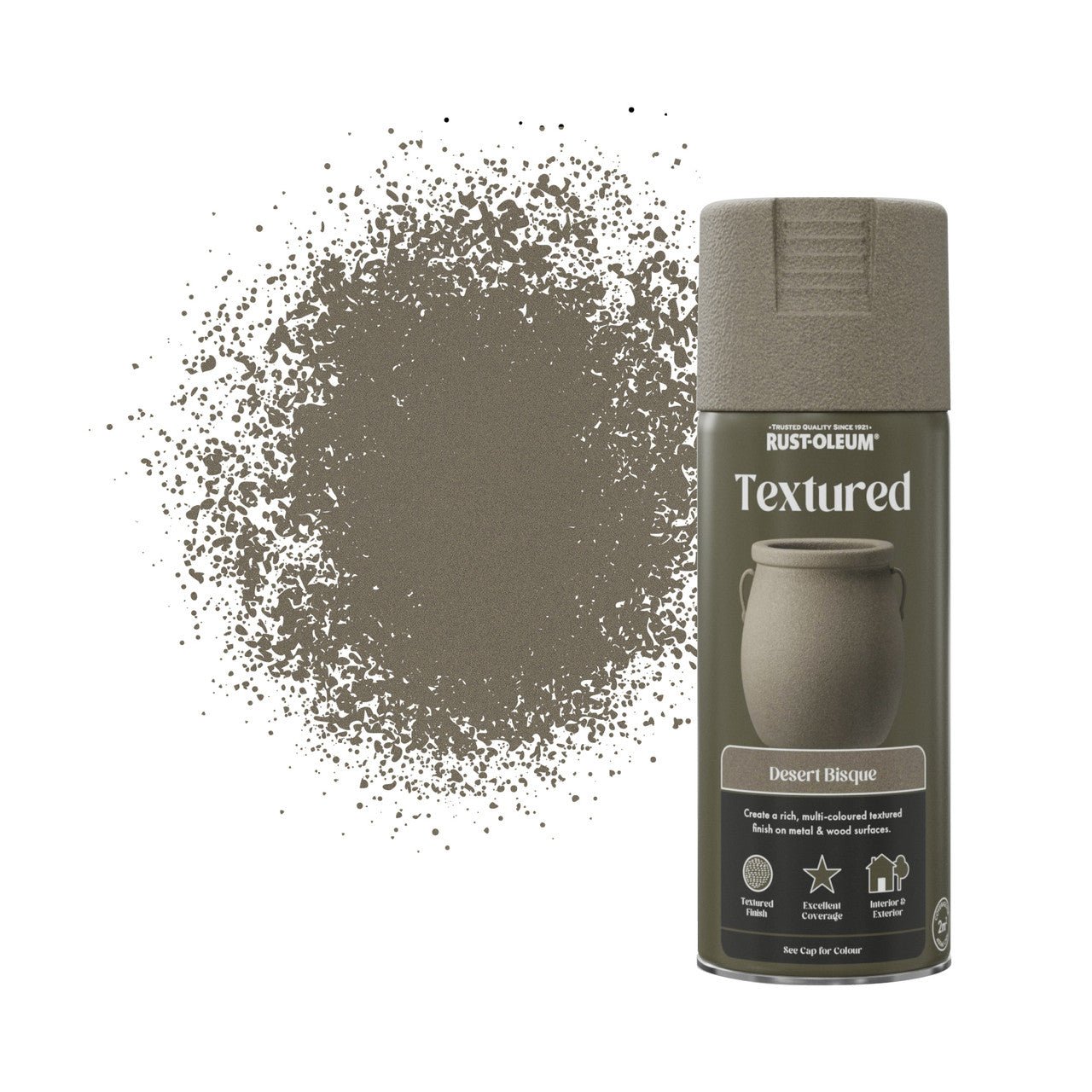 Rust-Oleum Textured Spray Paint 400ml Desert Bisque