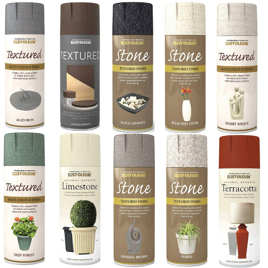 Rust - Oleum Textured Spray Paint - 400ml - Transtools Online