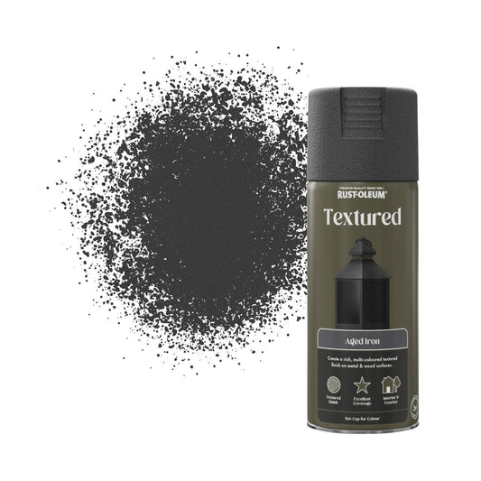 Rust-Oleum Textured Spray Paint 400ml Ages Iron