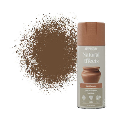 Rust-Oleum Textured Spray Paint 400ml Cast Bronze