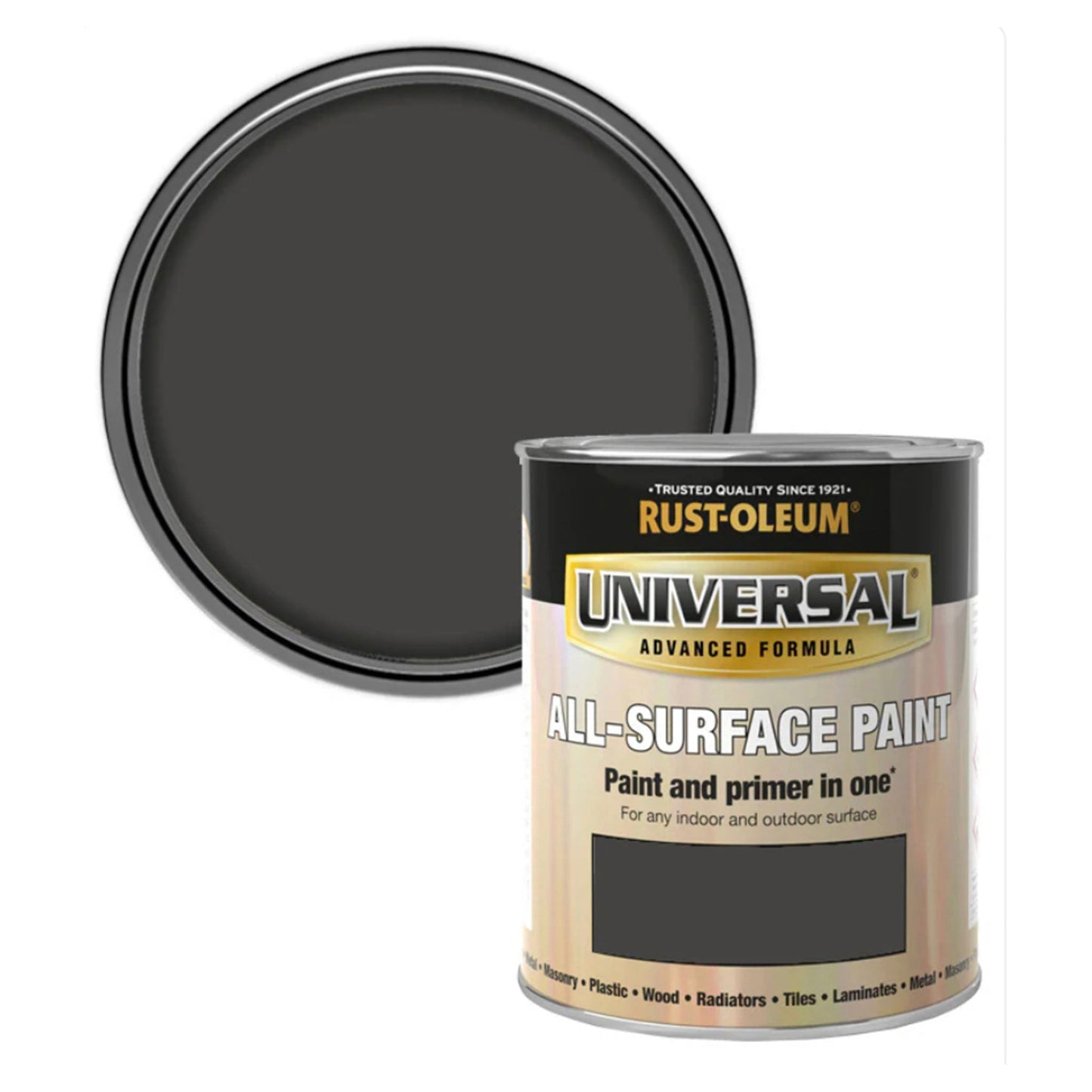 Rust-Oleum Universal All Surface Paint Anthracite RAL7016 - 750ml