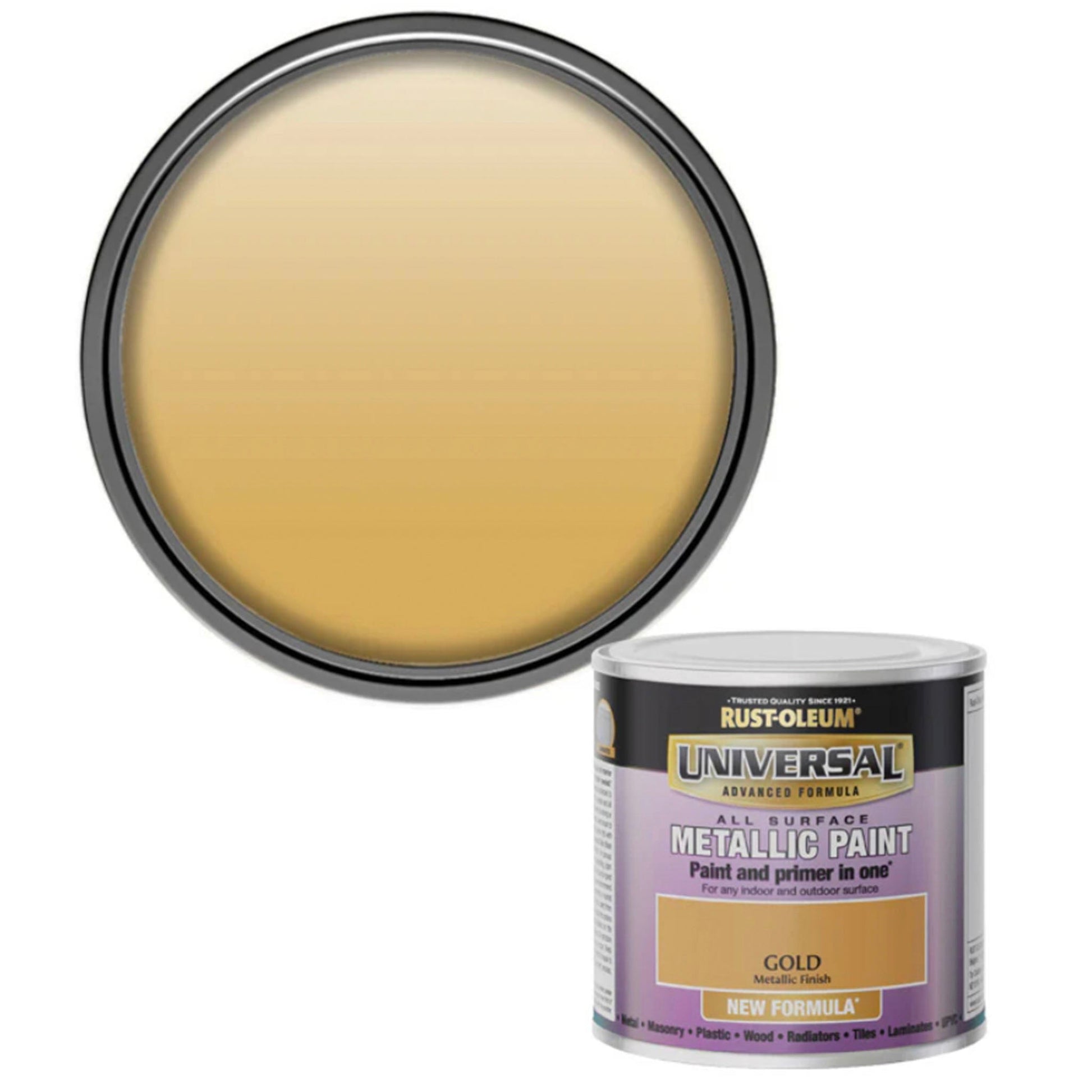 Rust - Oleum Universal All Surface Paint Metallic Gold