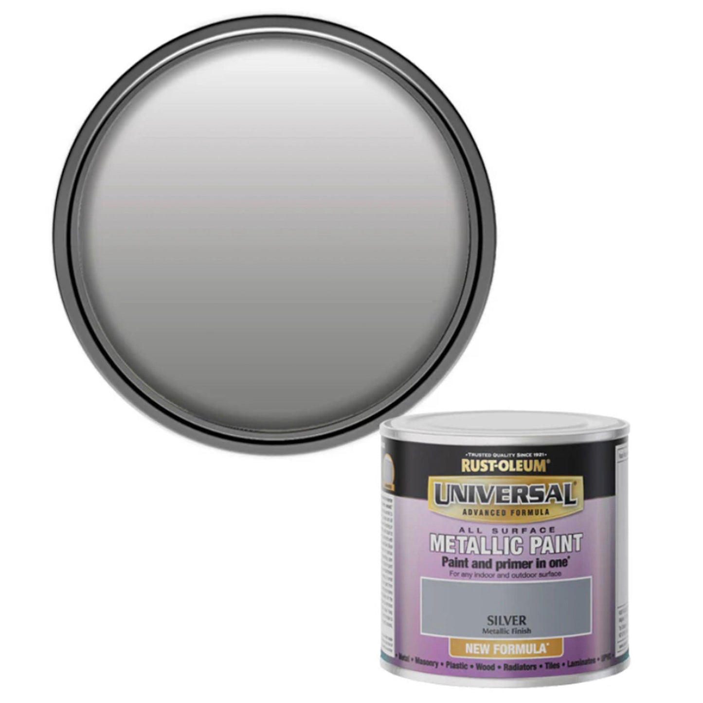 Rust - Oleum Universal All Surface Paint Metallic Silver