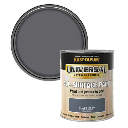 Rust-Oleum Universal All Surface Paint Slate Grey - 250ml