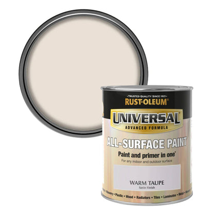 Rust-Oleum Universal All Surface Paint Warm Taupe - 750ml