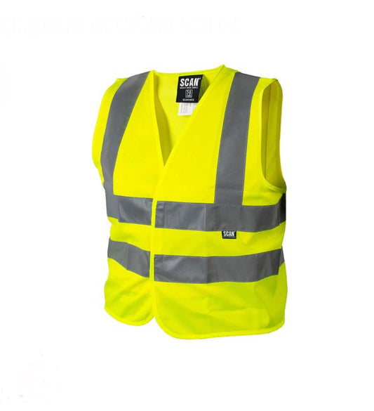 SCAN HI - VIS WAISTCOAT YELLOW - XXL - Transtools Online