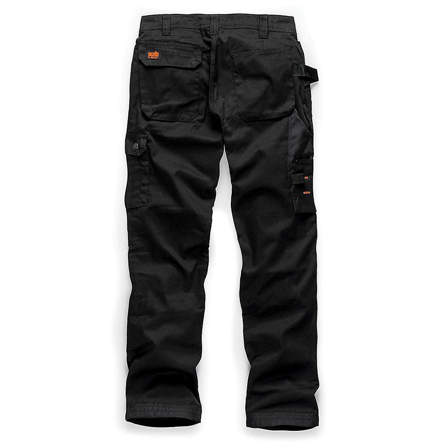 Scruffs Holster Pocket Work Trousers Black - 36in Waist 30in Leg with Rear Pockets