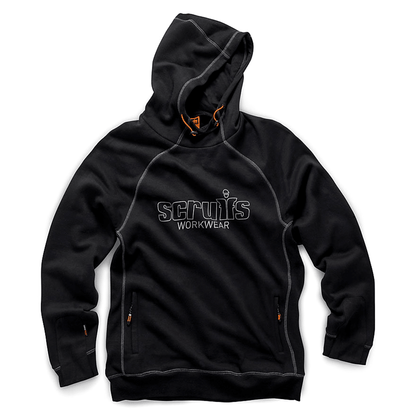 Scruffs Mens Black Work Hoodie - Medium
