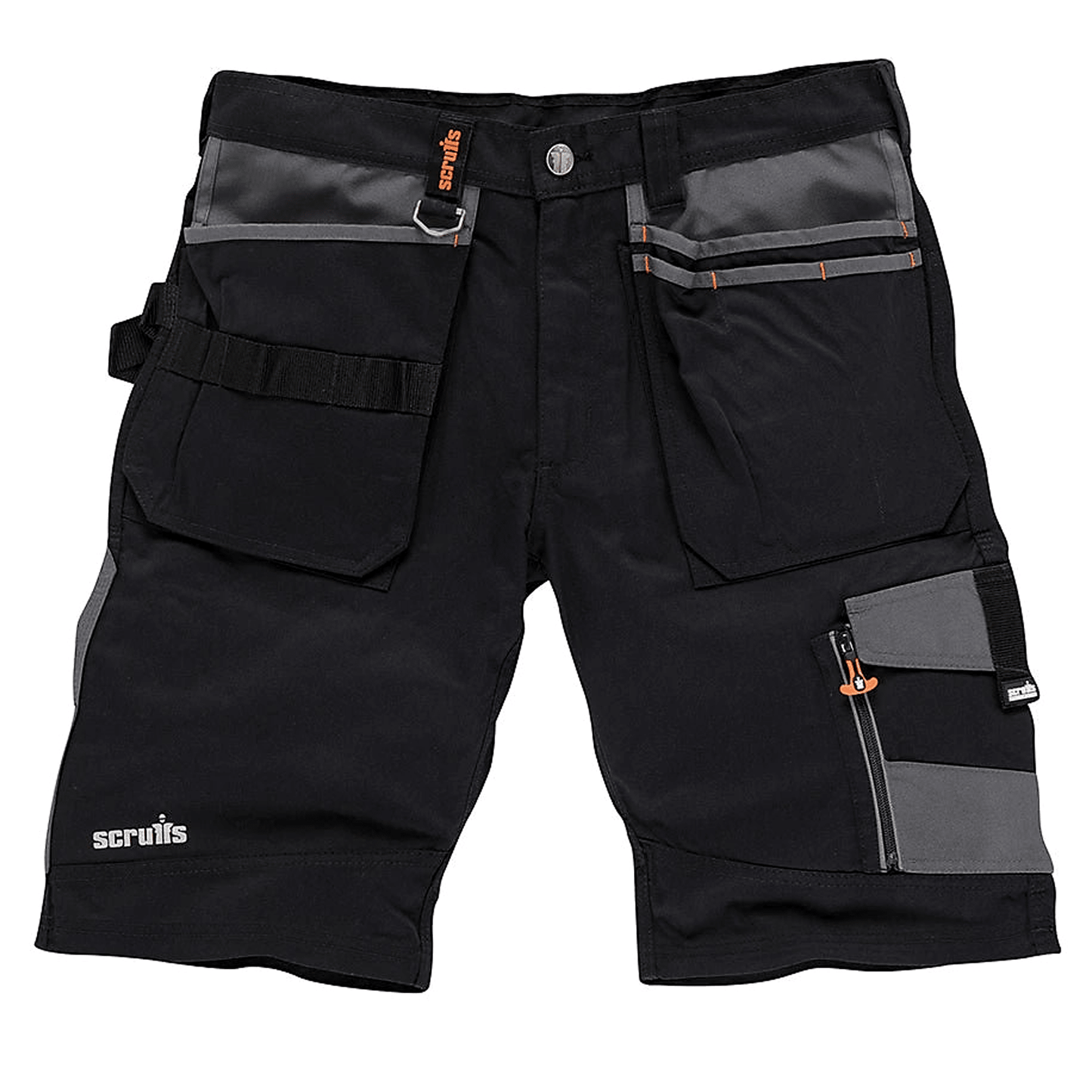 Scruffs Mens Trade Work Shorts Black - 40in