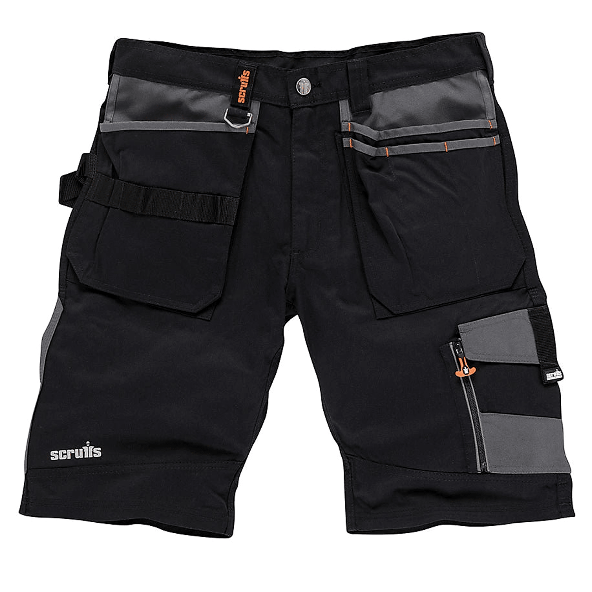 Scruffs Mens Trade Work Shorts Black - 40in