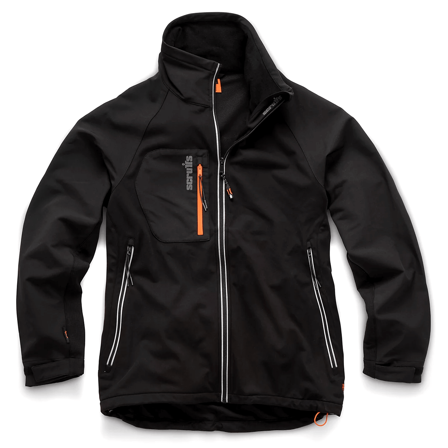 Scruffs Trade Flex Softsshell Work Jacket Black - Large