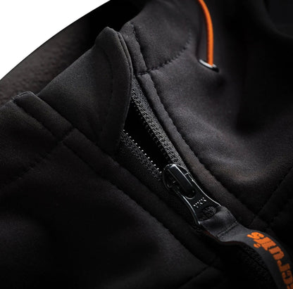 Sruffs Worker Softshell Work Jacket With Hood Black XX Large