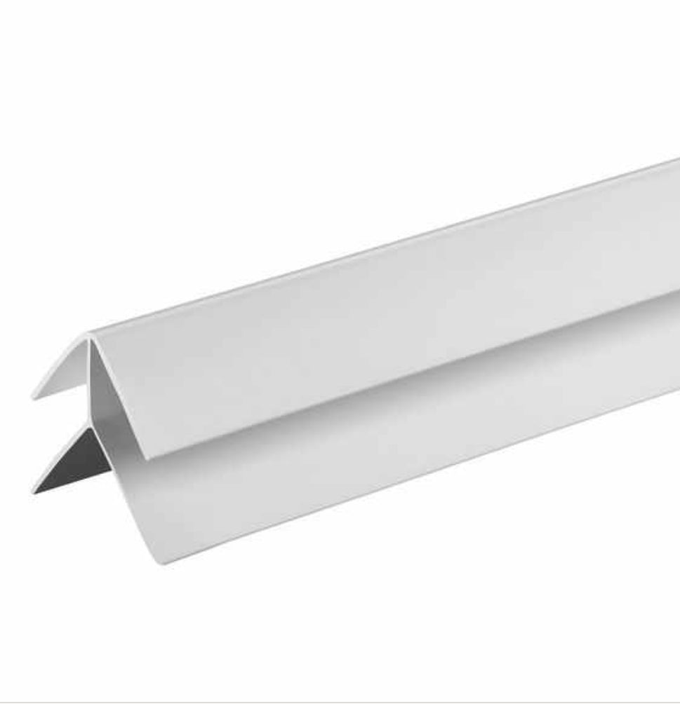 SHIPLAP WHITE CLADDING CORNER TRIM - 5 METRE - Transtools Online