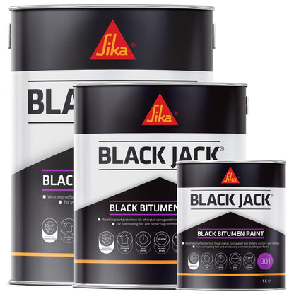 Sika 901 Blackjack Black Bitumen Paint