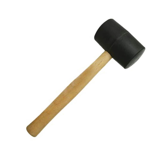 Silverline Black Rubber Mallet 24oz - Transtools Online