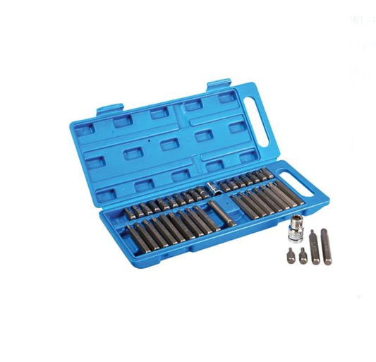 SILVERLINE HEX TORX SPLINE BIT SET - 40 PIECE - Transtools Online
