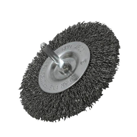 Silverline Rotary Wire Brush 50mm x 6mm Shaft - Transtools Online