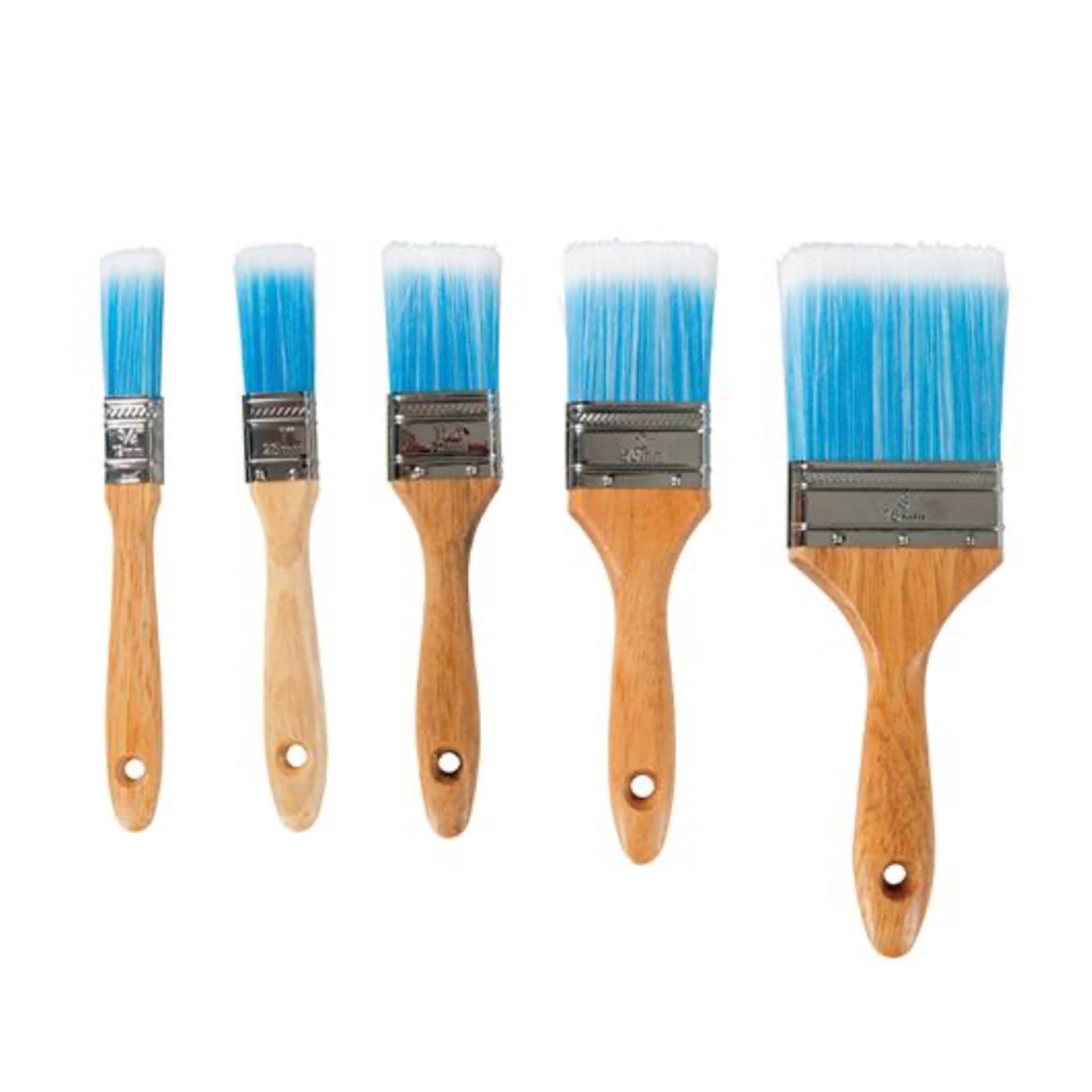 Silverline Synthetic Paint Brush Set - 5 Piece - Transtools Online