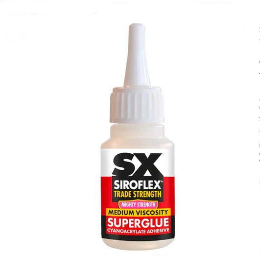 SIROFLEX SUPERGLUE MEDIUM VISCOSITY - 50GM - Transtools Online