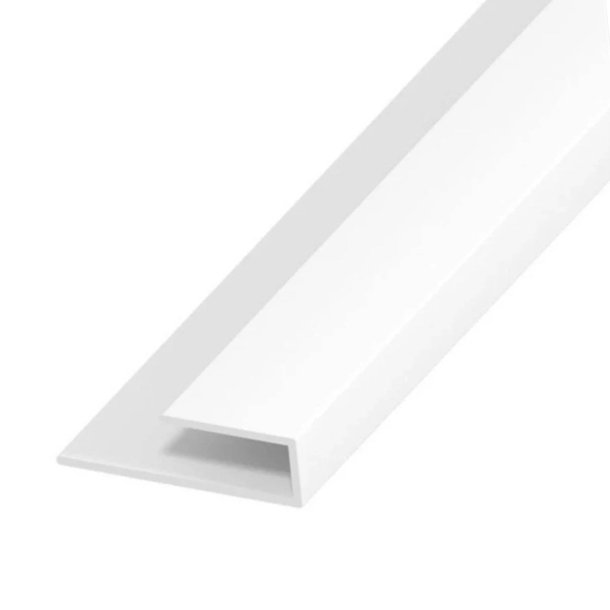 Soffit and Utility Starter Trim U Channel White - 5 Metre - Transtools Online