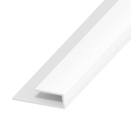 Soffit and Utility Starter Trim U Channel White - 5 Metre - Transtools Online