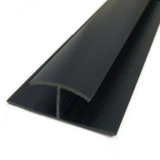 Soffit Board Black Smooth Joint H Trim 5 Metre - Transtools Online