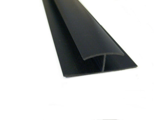 SOFFIT BOARD BLACK SMOOTH JOINT H TRIM - 5 METRE - Transtools Online