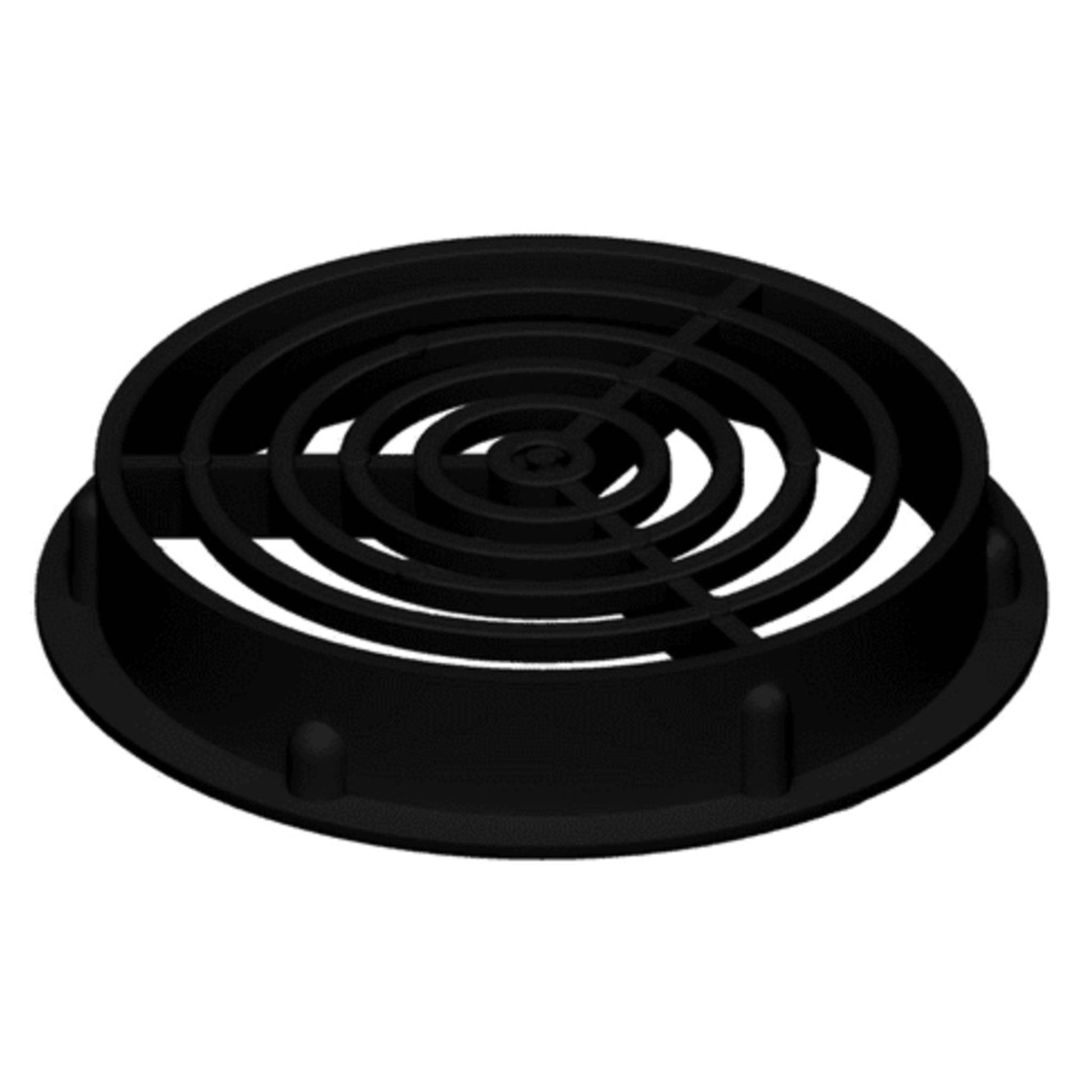 Soffit Circular Soffit Vent Black 70mm - Transtools Online
