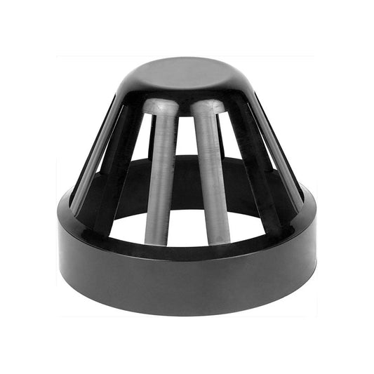 Soil Pipe Bird Vent Cowl Black - 110mm - Transtools Online