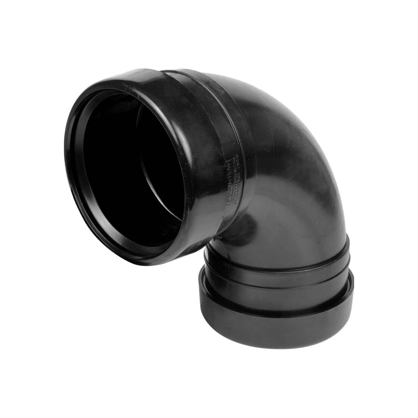 Soil Pipe Double Socket Bend Black - 92.5 Degree - Transtools Online