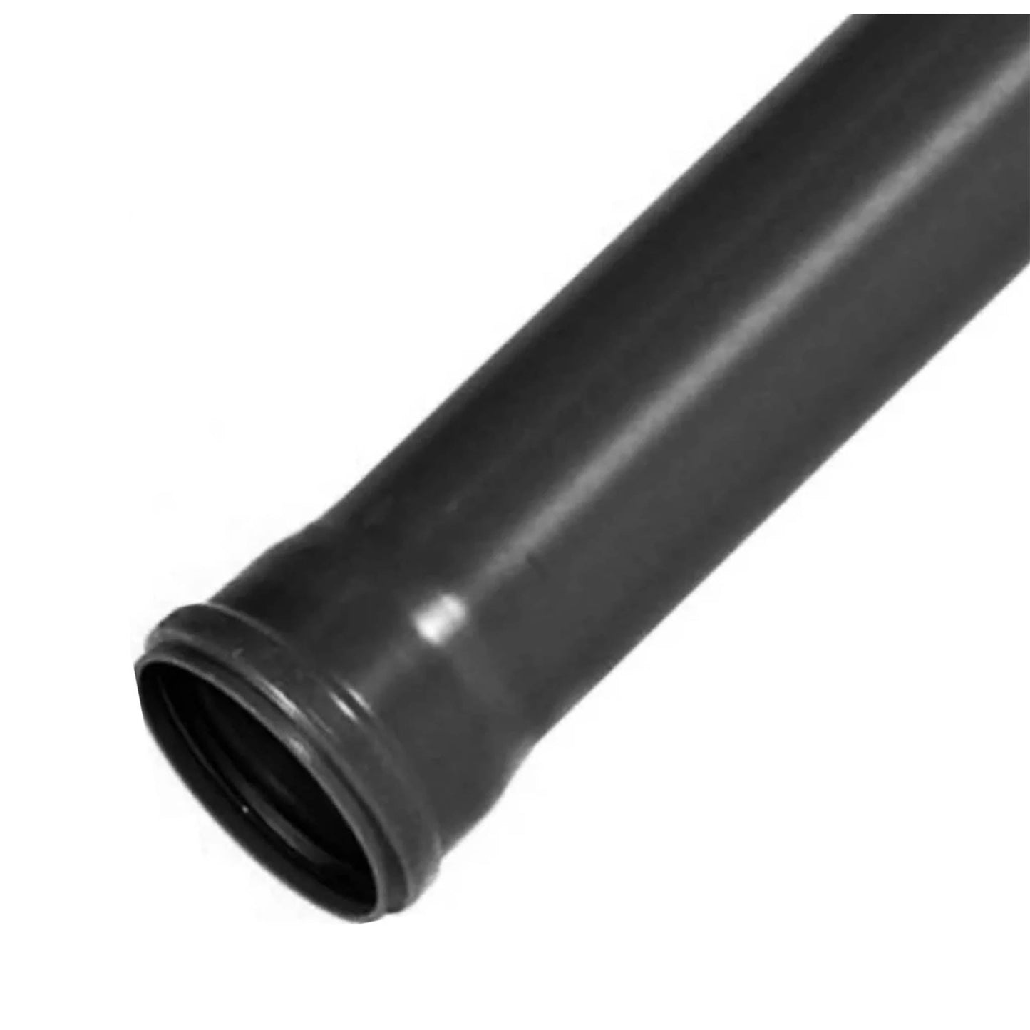 Soil Pipe Single Socket Black 4 Metre - 110mm - Transtools Online