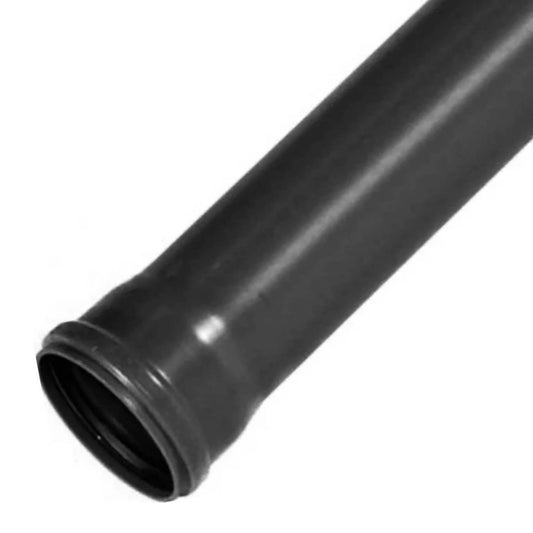 Soil Pipe Single Socket Black 4 Metre 110mm - Transtools Online