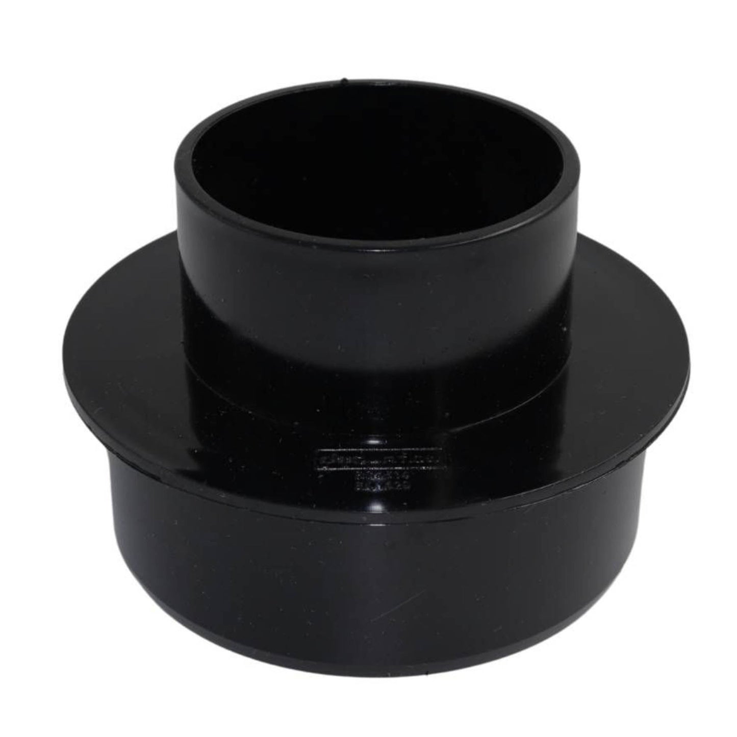 Soil Pipe To Downpipe Round Adaptor Black 110mm - 68mm - Transtools Online