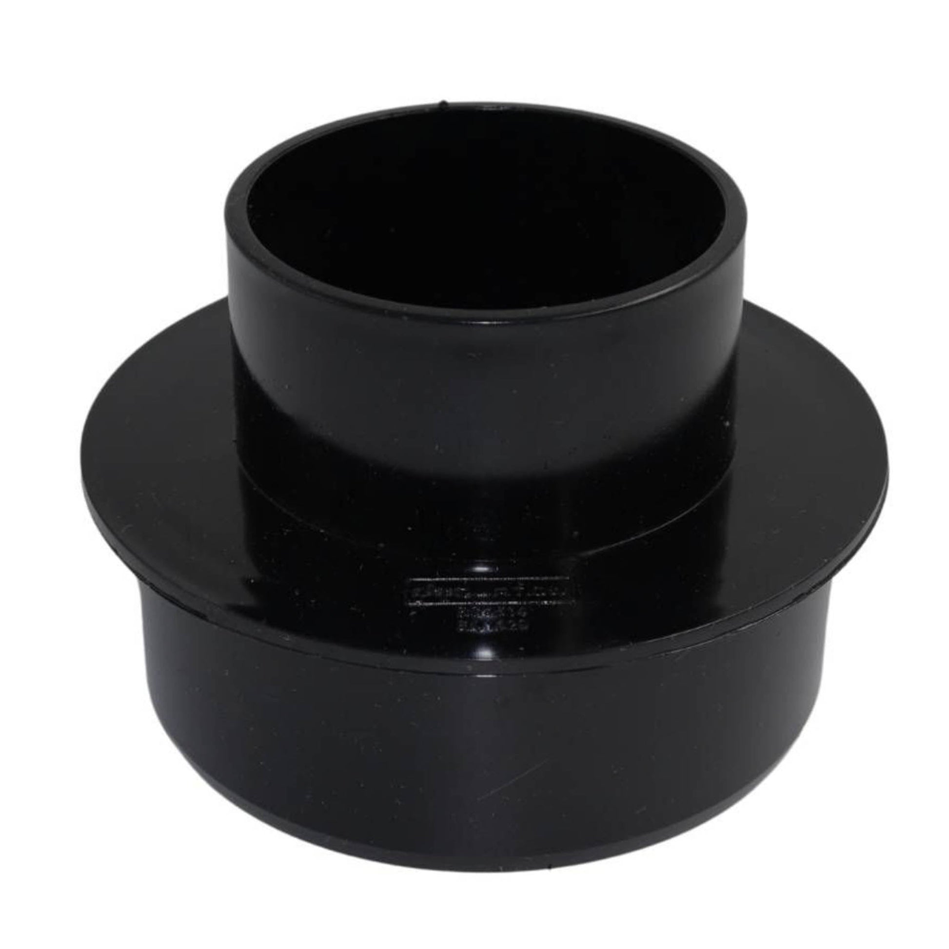 Soil Pipe To Downpipe Round Adaptor Black 110mm - 68mm - Transtools Online