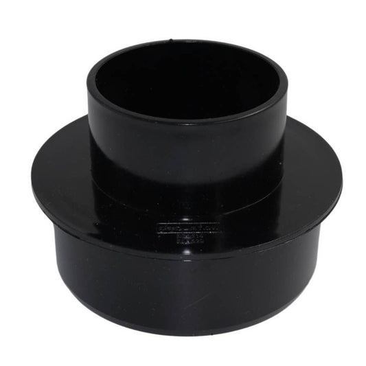 Soil Pipe To Downpipe Round Adaptor Black 110mm - 68mm - Transtools Online