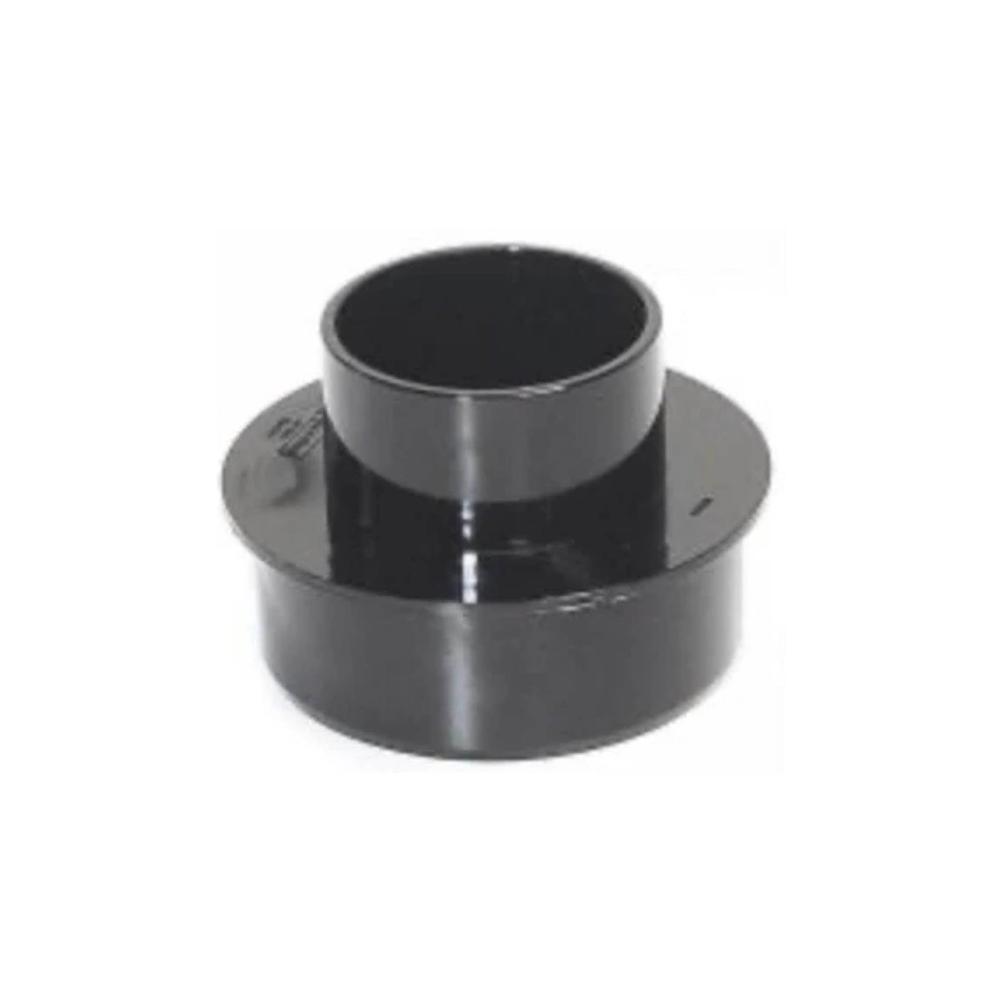 Soil Pipe To Downpipe Round Adaptor Black 110mm - 68mm - Transtools Online