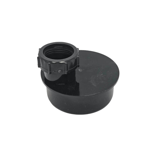 Soil Pipe Waste Adaptor Single Socket Black - 40mm - Transtools Online