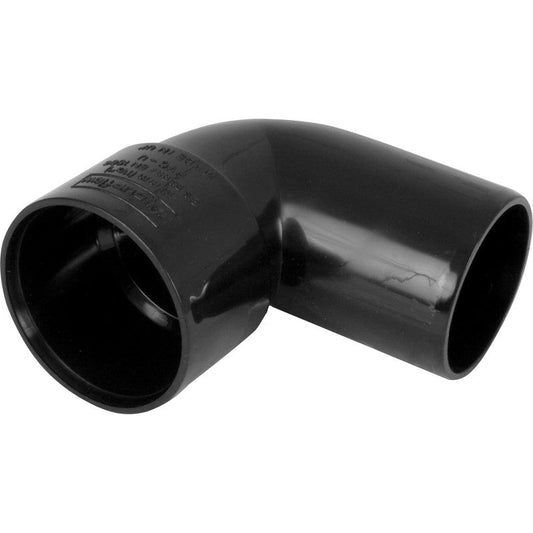 SOLVENT WELD BLACK CONVERSION BEND 90 DEGREE - 40MM - Transtools Online