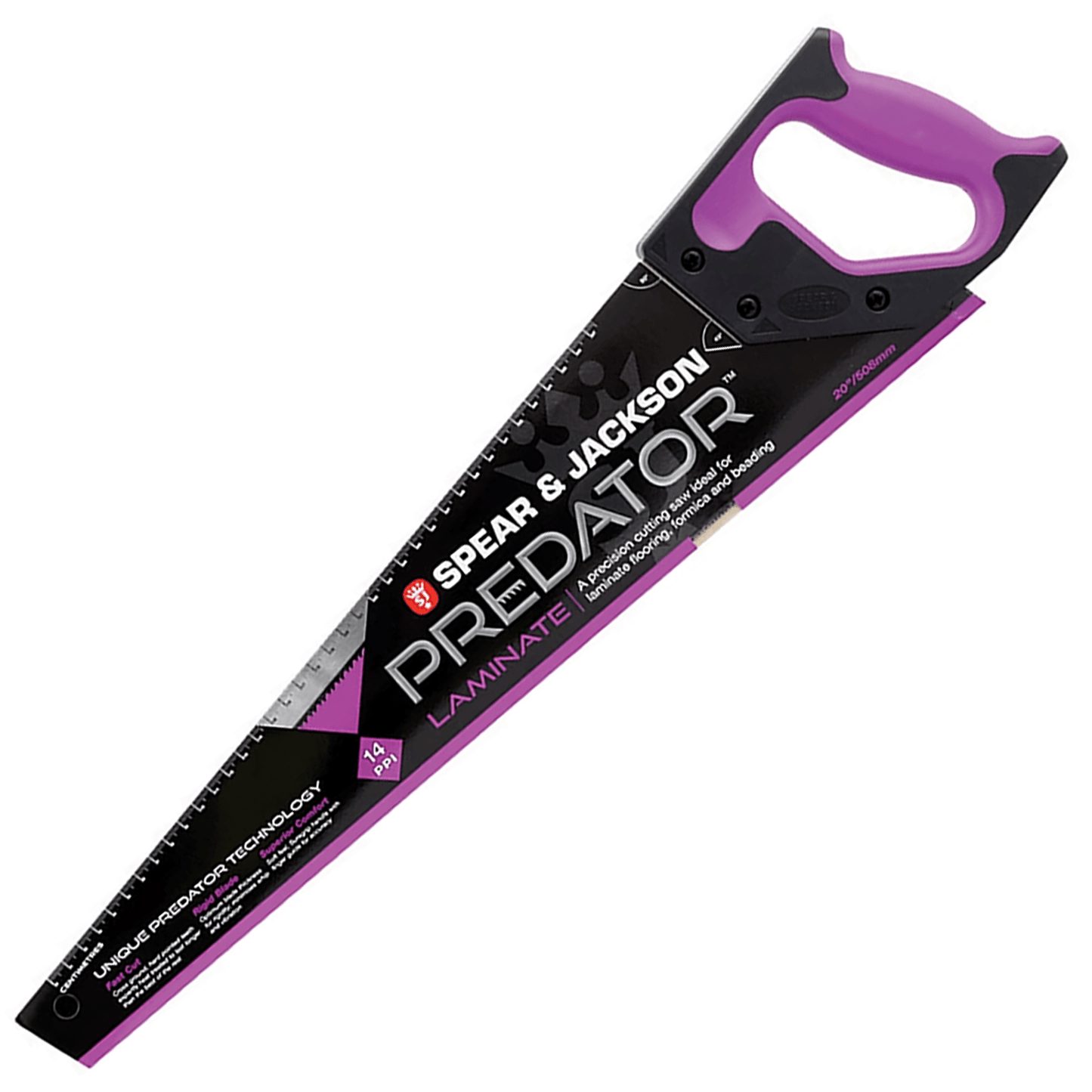 Spear & Jackson Predator Laminate Saw - 20in with Protective Sleeve