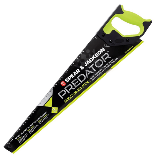 Spear & Jackson Predator Second Fix Saw - 22in in Protective Sleeve