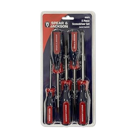 Spear & Jackson Screwdriver Set 5 Piece - Transtools Online