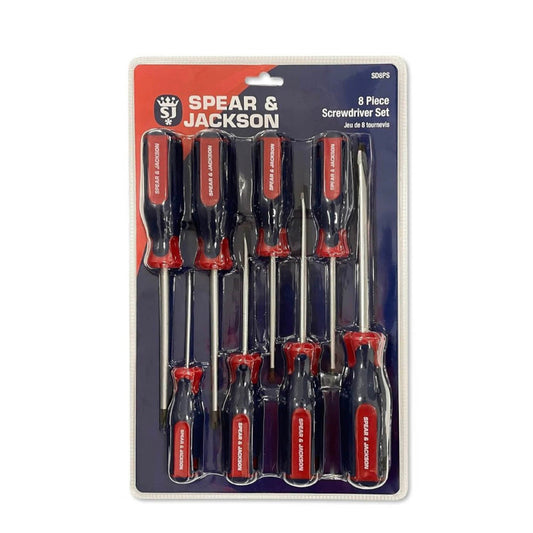 Spear & Jackson Screwdriver Set 8 Piece - Transtools Online