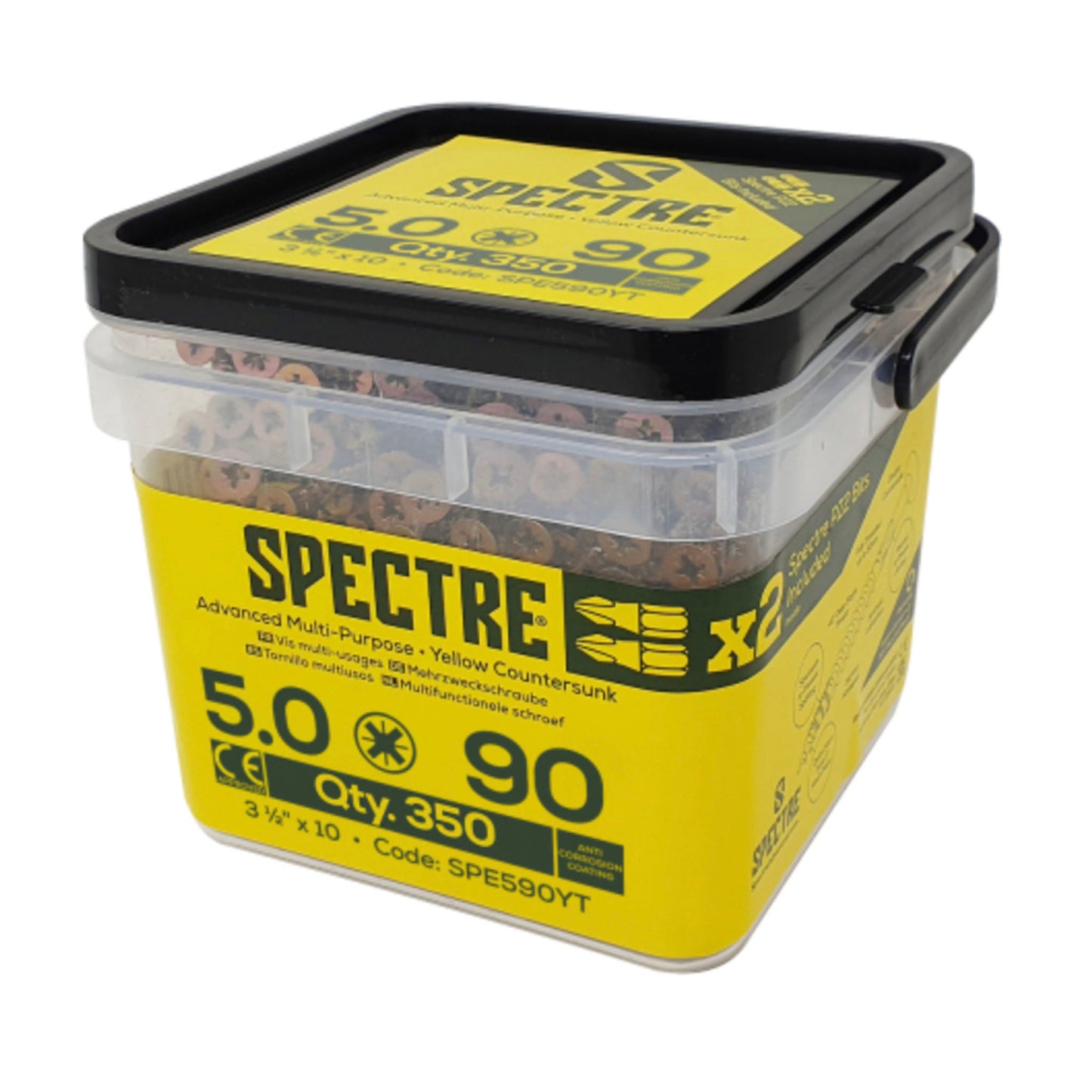 Spectre Advanced Multi - Purpose Woodscrew Tub - Transtools Online