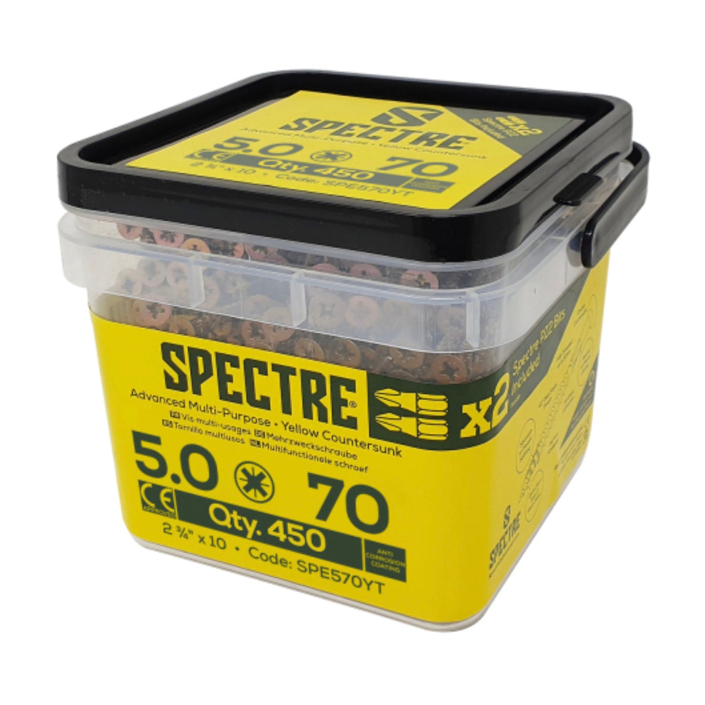 Spectre Advanced Multi - Purpose Woodscrew Tub - Transtools Online