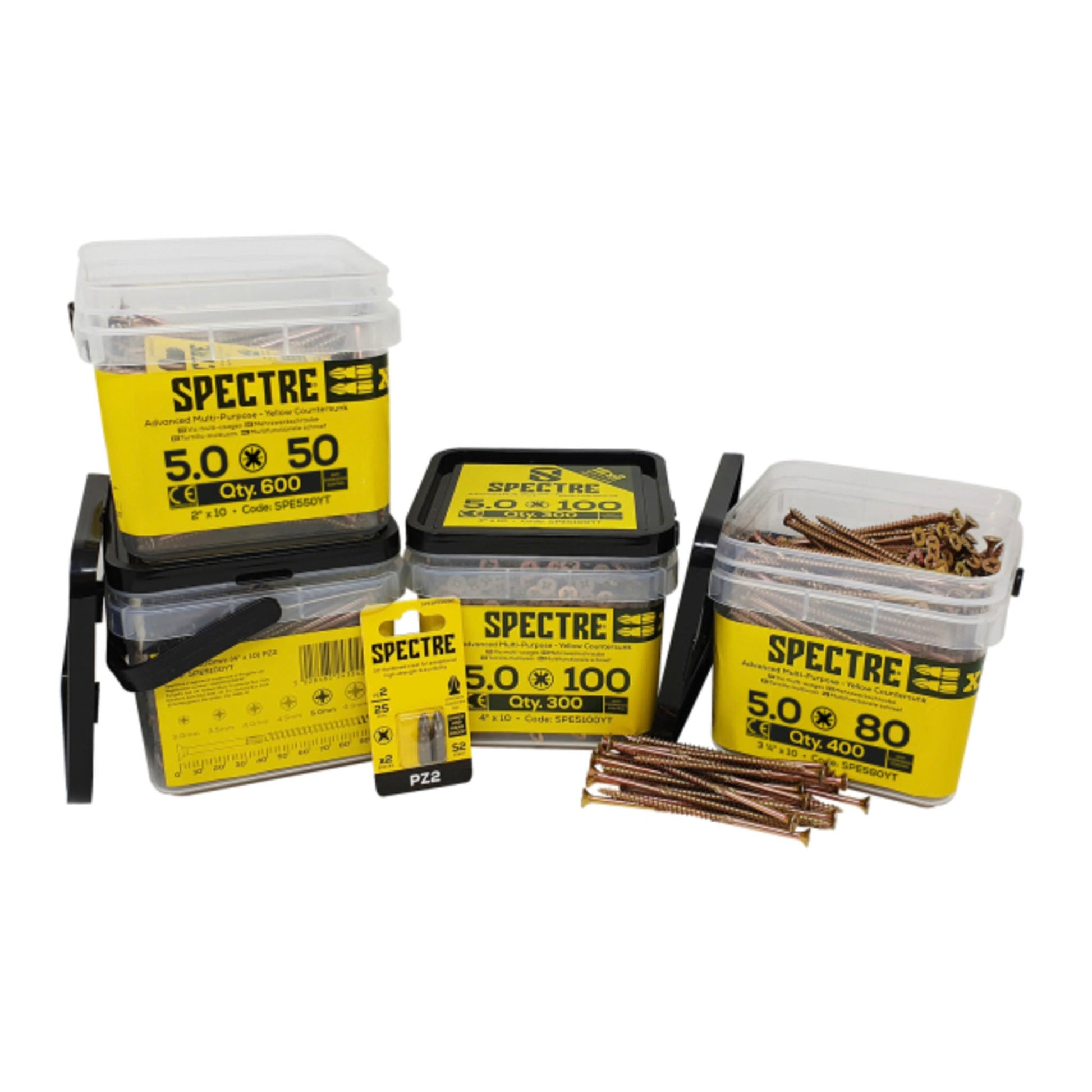 Spectre Advanced Multi-Purpose Woodscrew Tub