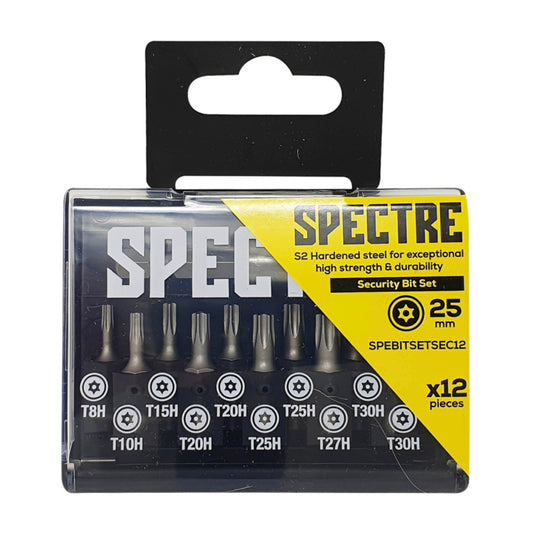 Spectre Security Torx Hollow Bit Set 12 Piece - Transtools Online