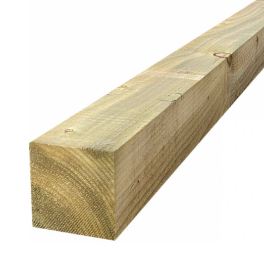 Square Fence Post Green Treated UC4 - 75mm x 75mm x 1.8 Metre - Transtools Online